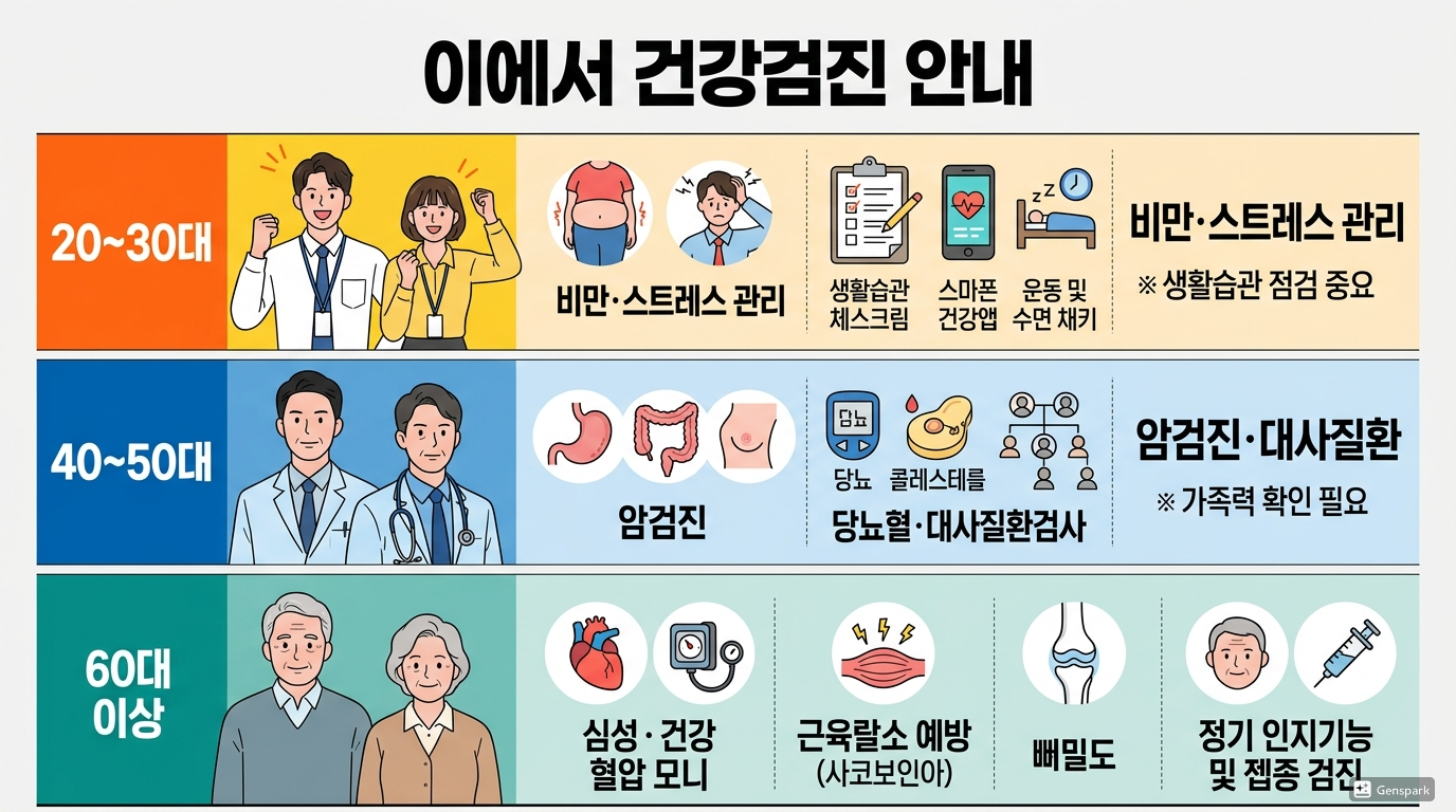 꼭 챙겨야 하는 연령대별 포인트