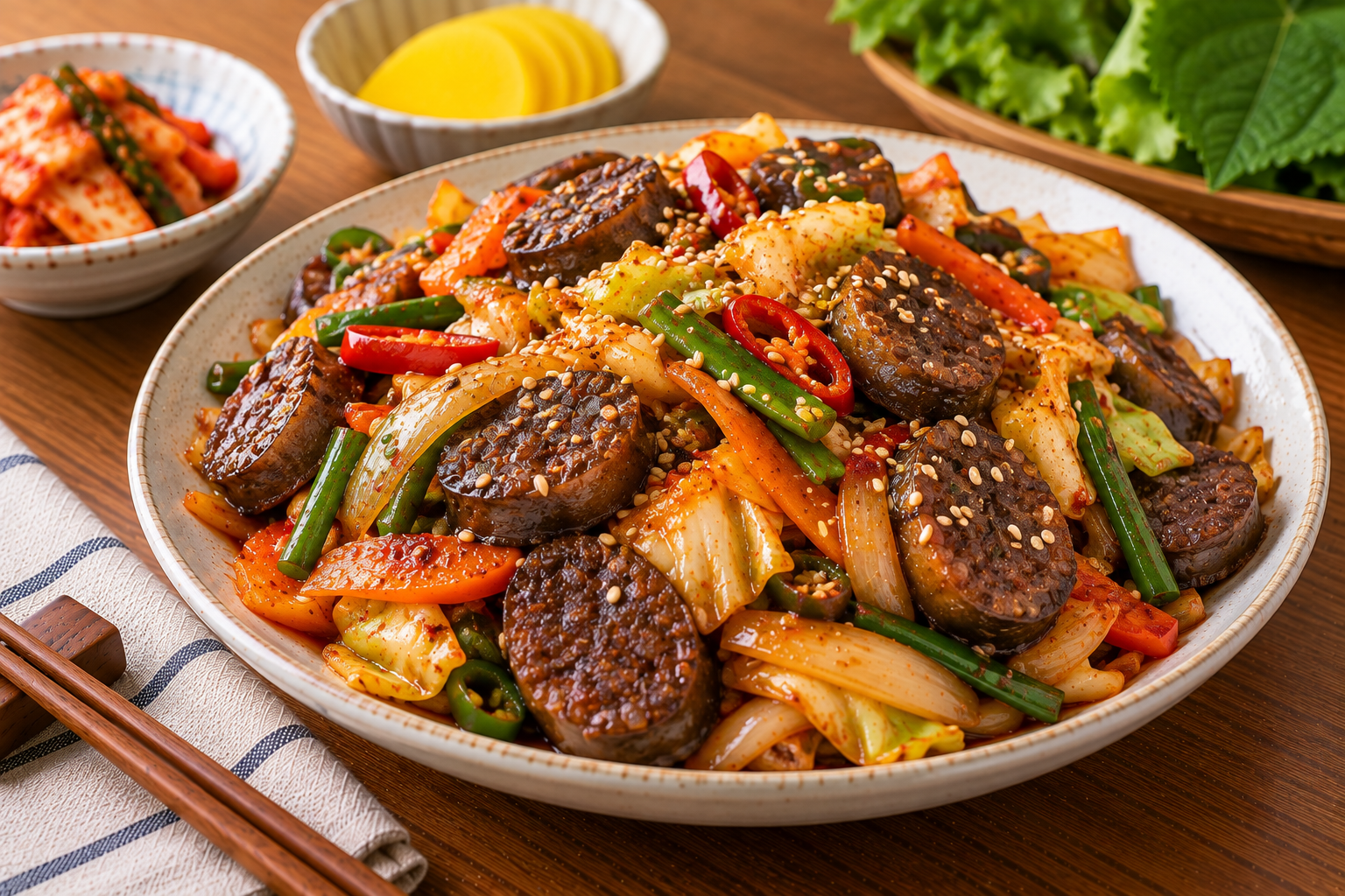 순대볶음
