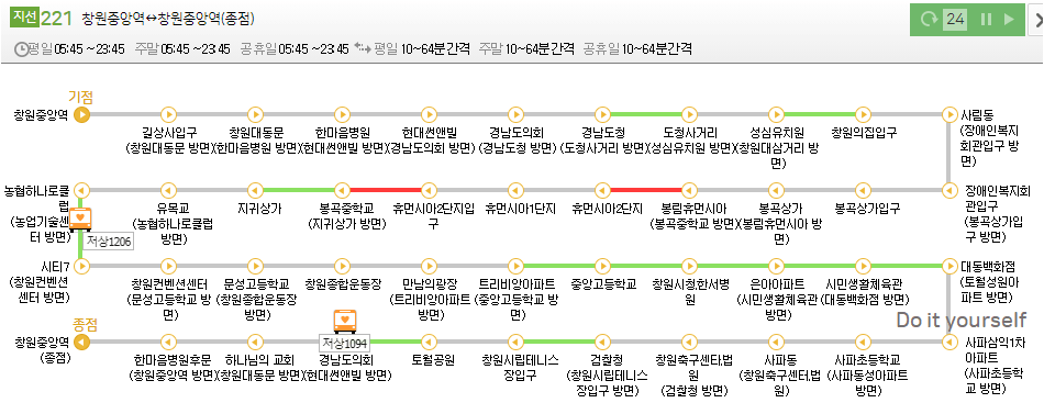221번-상세노선