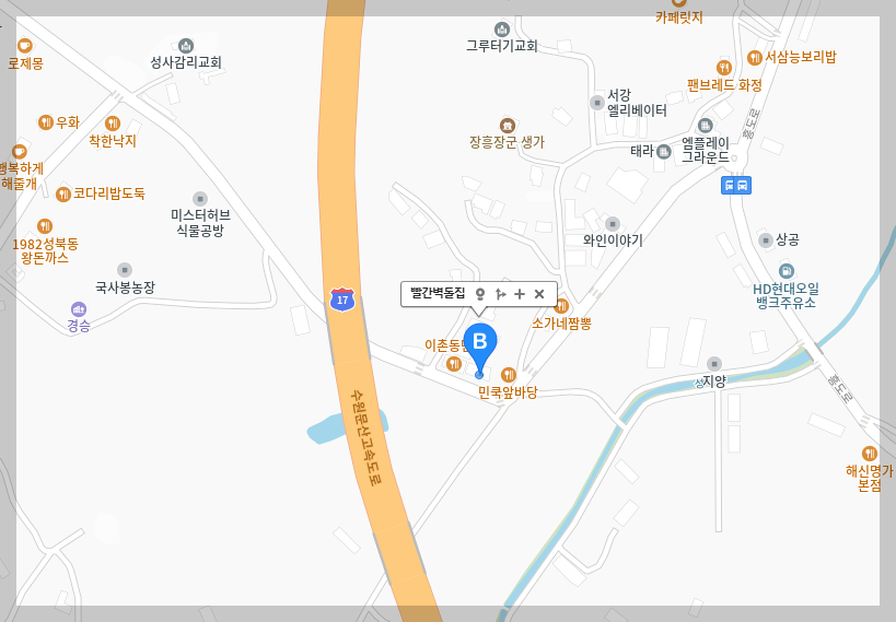 빨간벽돌집-지도