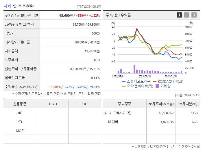 스튜디오드래곤_기업개요