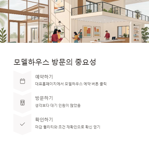 모델하우스 방문의 중요성