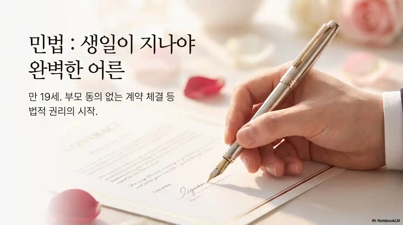 민법 상 성년 나이 기준