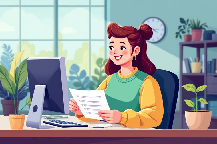 소상공인 1등급 가전 환급 서류 챙기는 여성