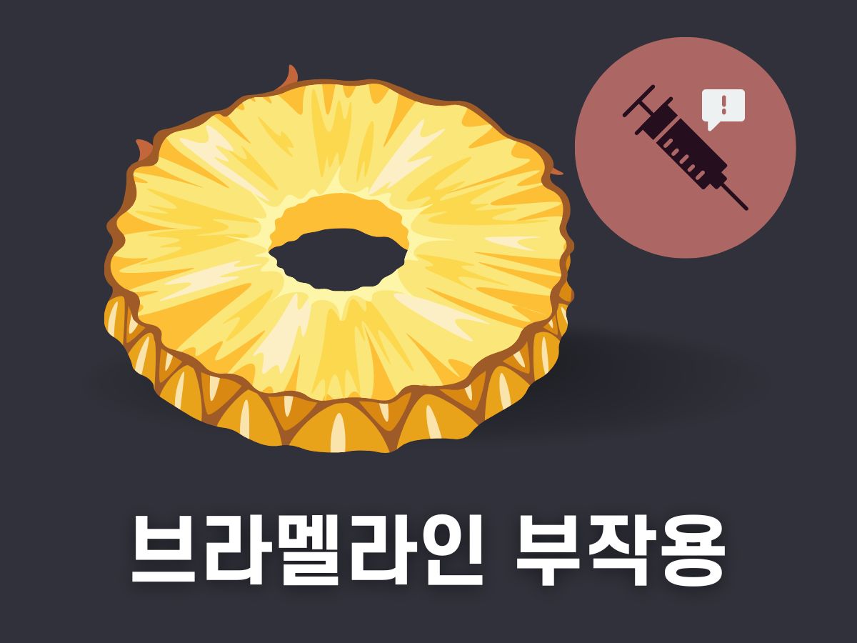 브로멜라인 부작용
