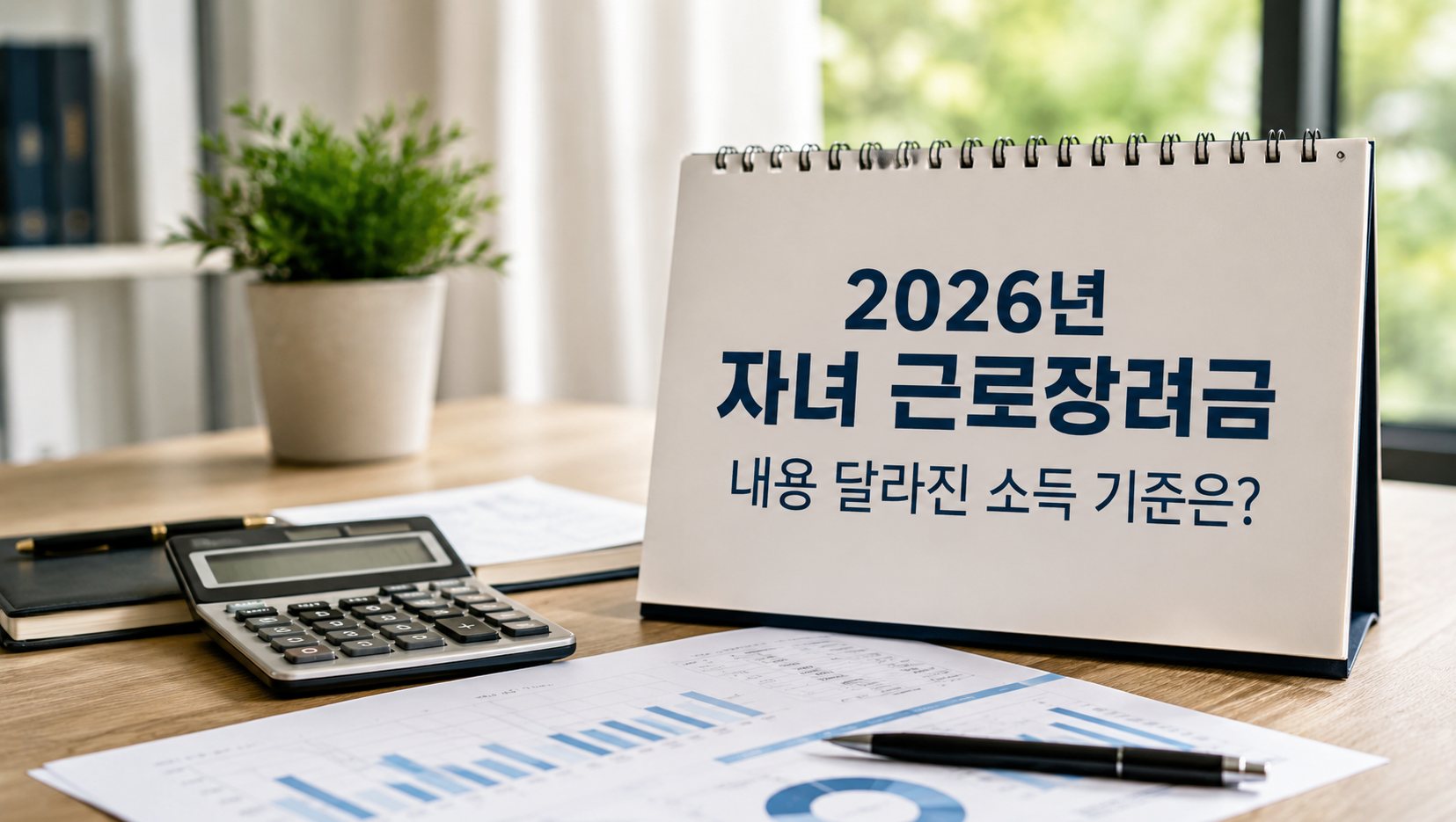 2026 자녀 근로장려금 바뀐 소득 기준, 지금 바로 확인하세요