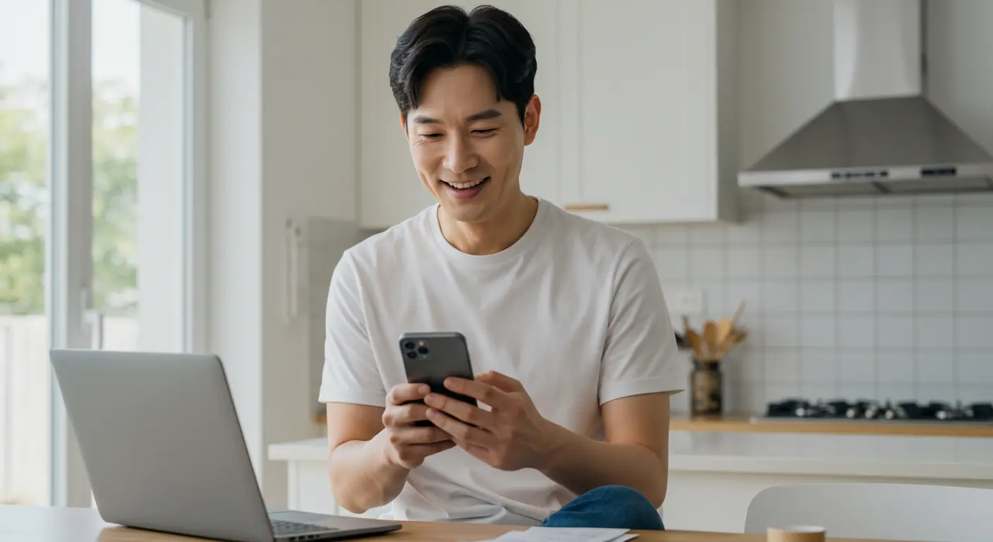 긴급복지 생계지원금 입금 확인하는 청년