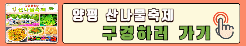 양평 용문사 산나물축제