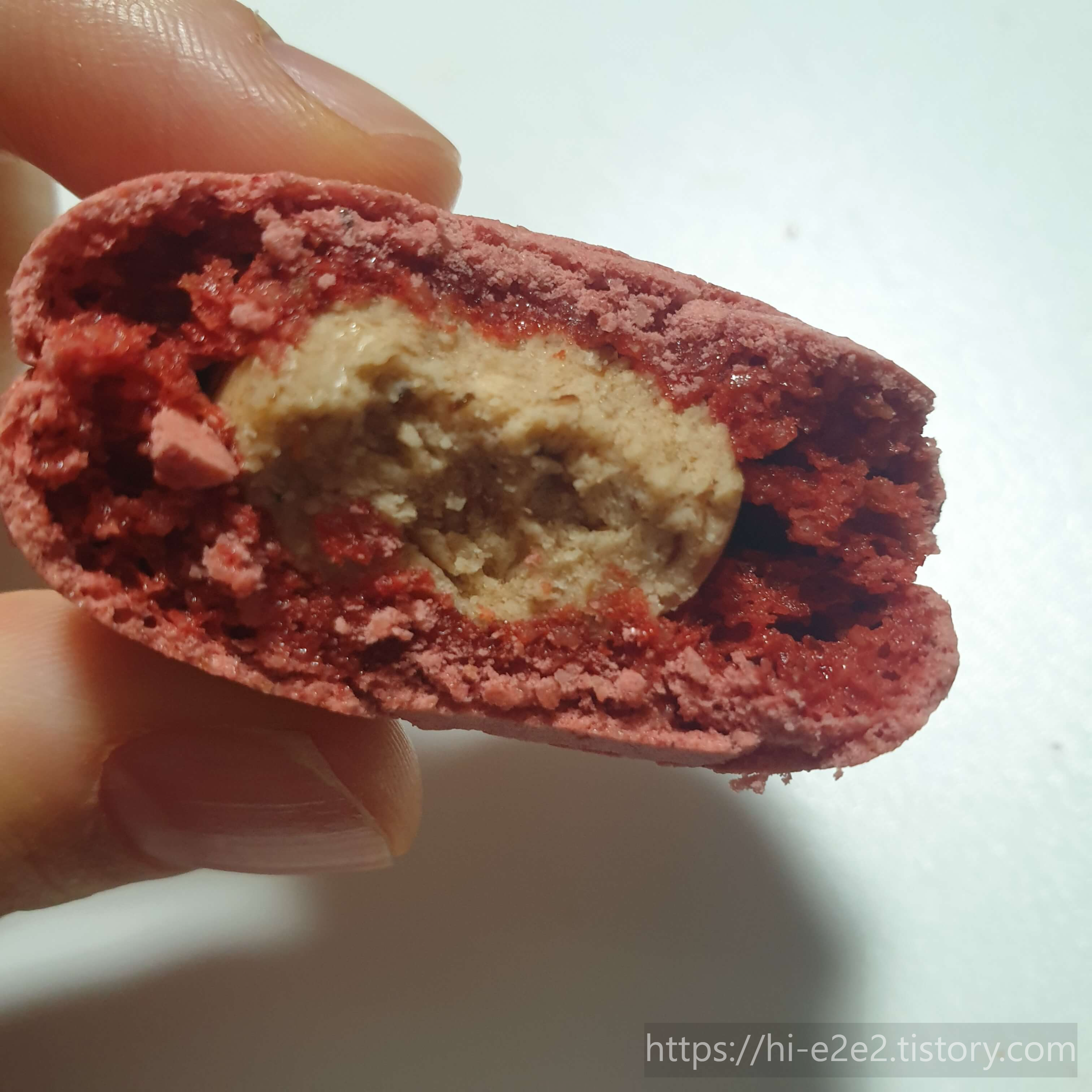 오테라 마카롱 단면