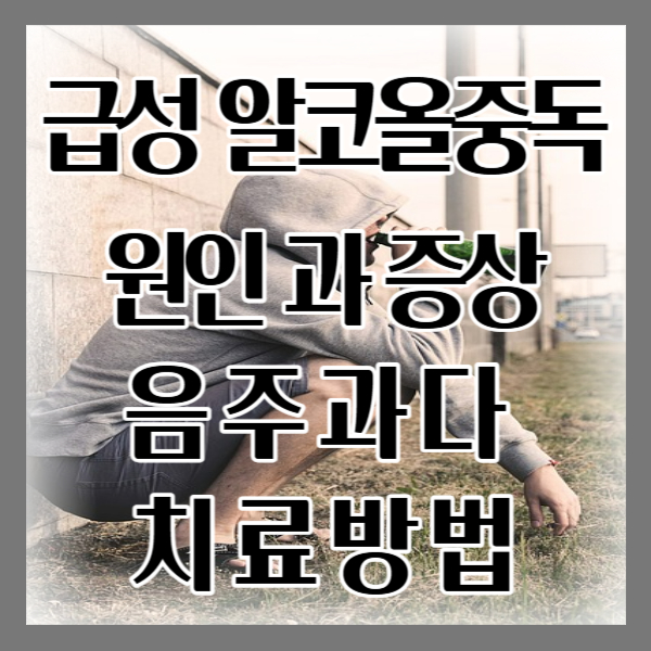 급성 알코올중독, 원인과 증상,음주과다 ,호흡곤란 의식상실/치료방법