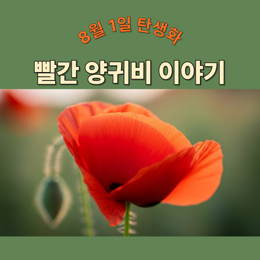 8월 1일 탄생화, 빨간 양귀비