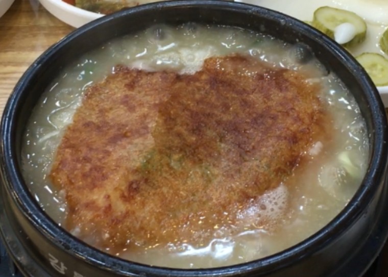 누룽지삼계탕 음식