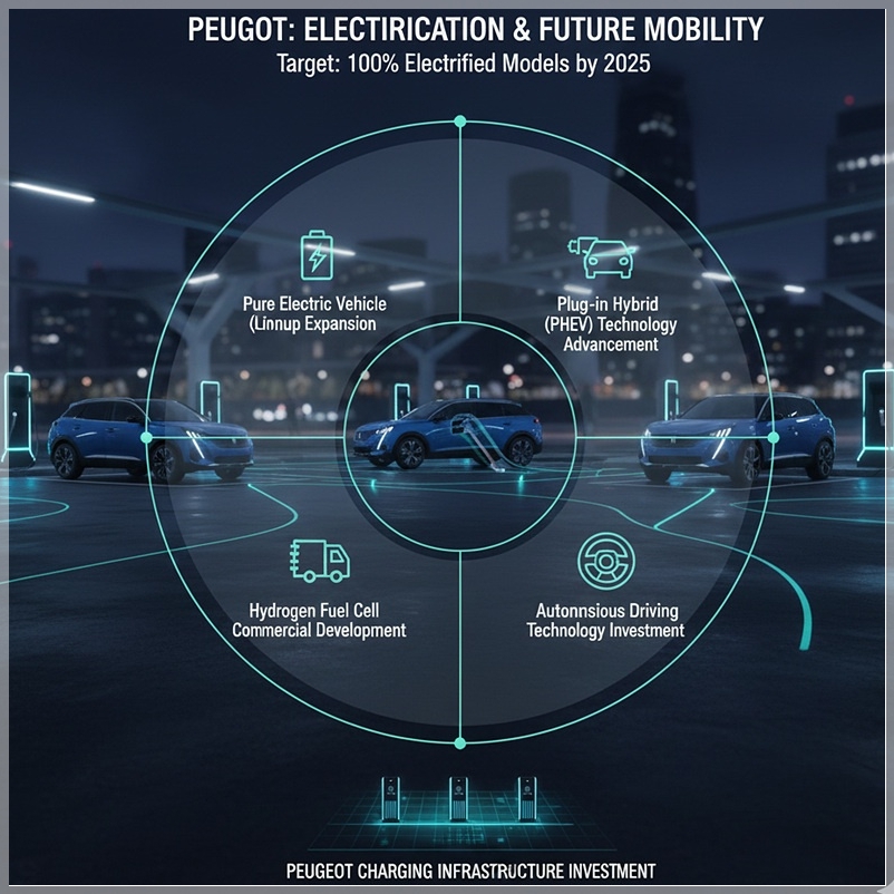 2025년 전동화와 미래 모빌리티 전략 인포그래픽