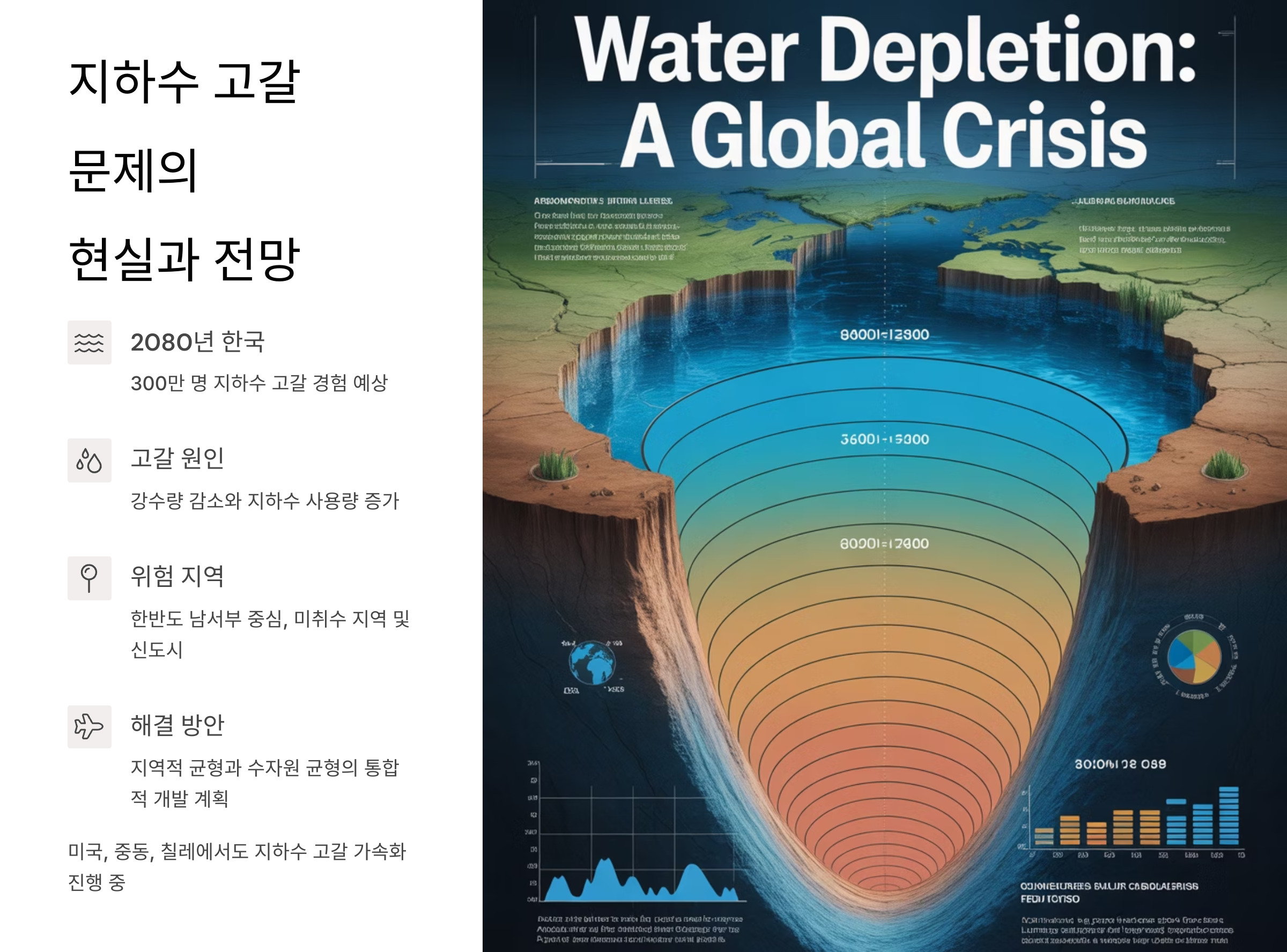 지하수 고갈 문제