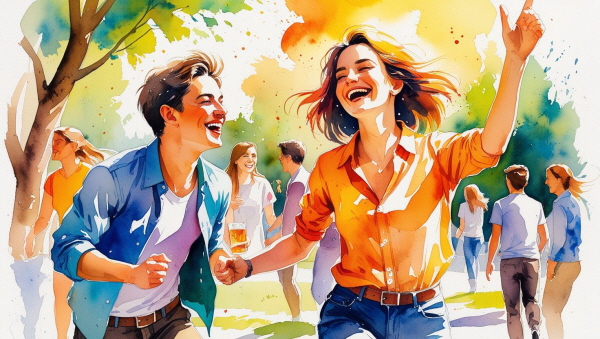 ESFP는 활기차고 사람들과 잘 어울리며 외부 자극에 민감하게 반응하는 성향입니다에 관한 그림