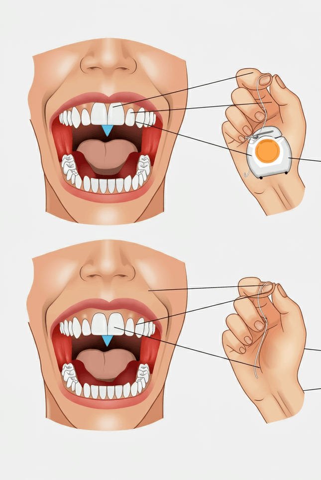치실 사용법, 치실 사용 이유, 구강 건강, 치태 제거, 잇몸병 예방, 구취 제거, 올바른 치실 사용, 치실 사용 주기, 치실 사용 횟수, 잇몸 출혈 해결