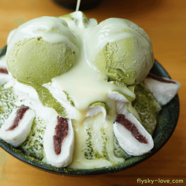 연유를 활용한 빙수