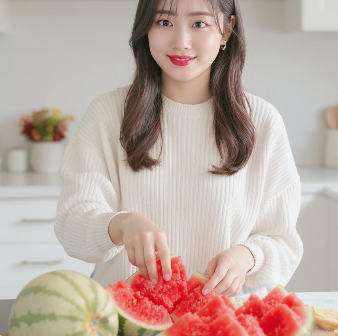 수박껍질 음식물쓰레기?