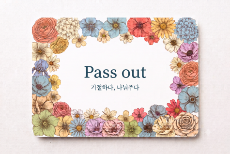 Pass out 기절하다
