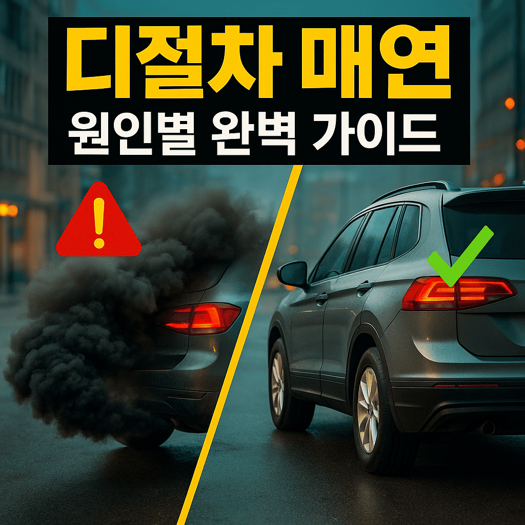 디젤차 매연 심할 때 어떻게 해결할까 원인별 완벽 가이드