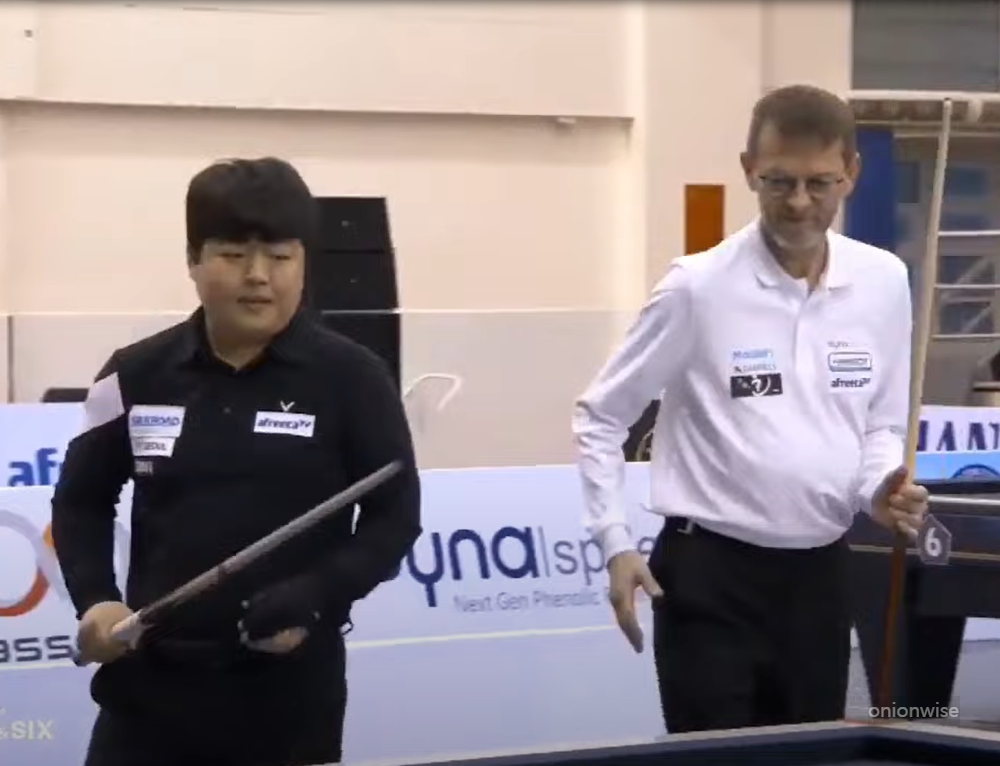 호치민 세계 3쿠션 당구월드컵 대회 경기모습 (2023년)