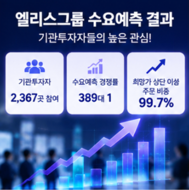  엘리스그룹 공모주 청약 홈페이지 