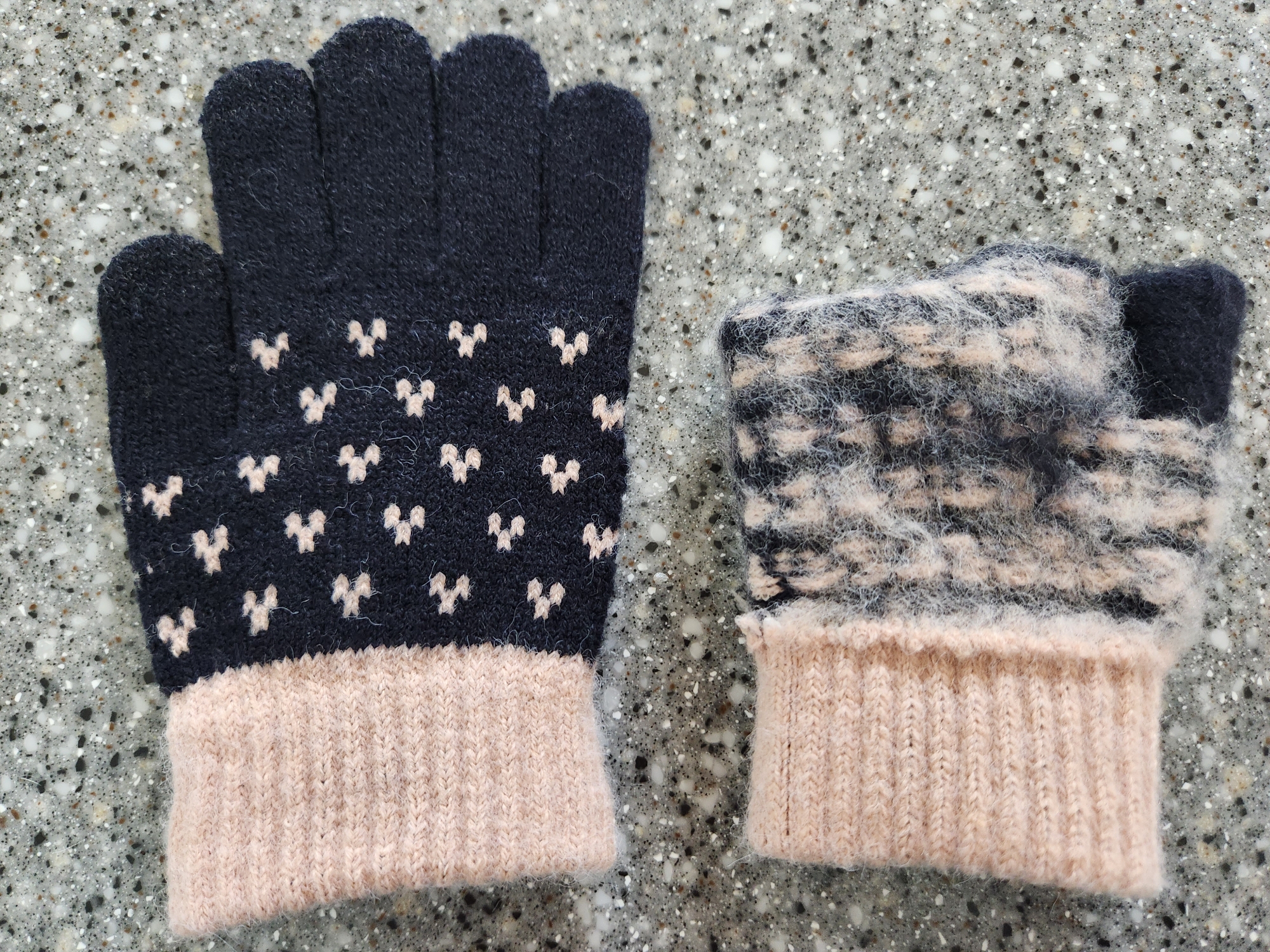 어린이 겨울장갑 터치장갑 잘쓰고다녀요