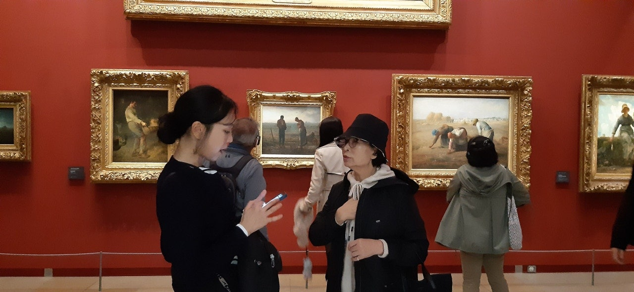 밀레의 이삭 줍는 사람들