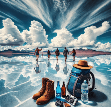 볼리비아 소금사막