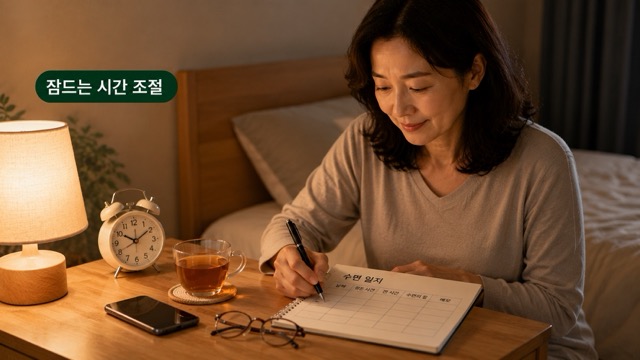 잠드는 시간 조절 이미지