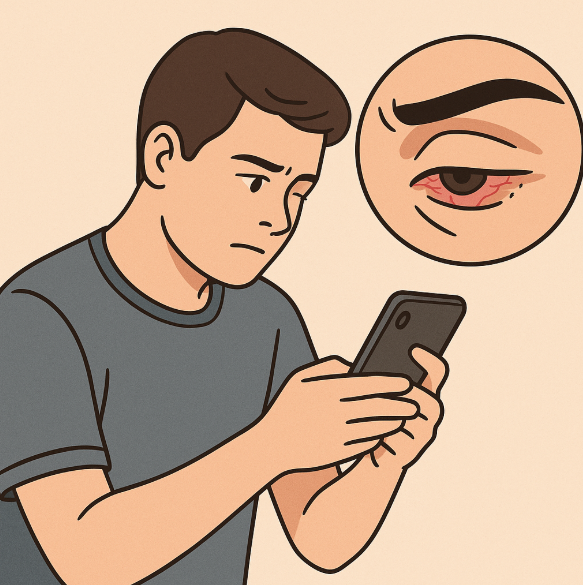 스마트폰 과다 사용이 시력에 미치는 영향과 예방 방법