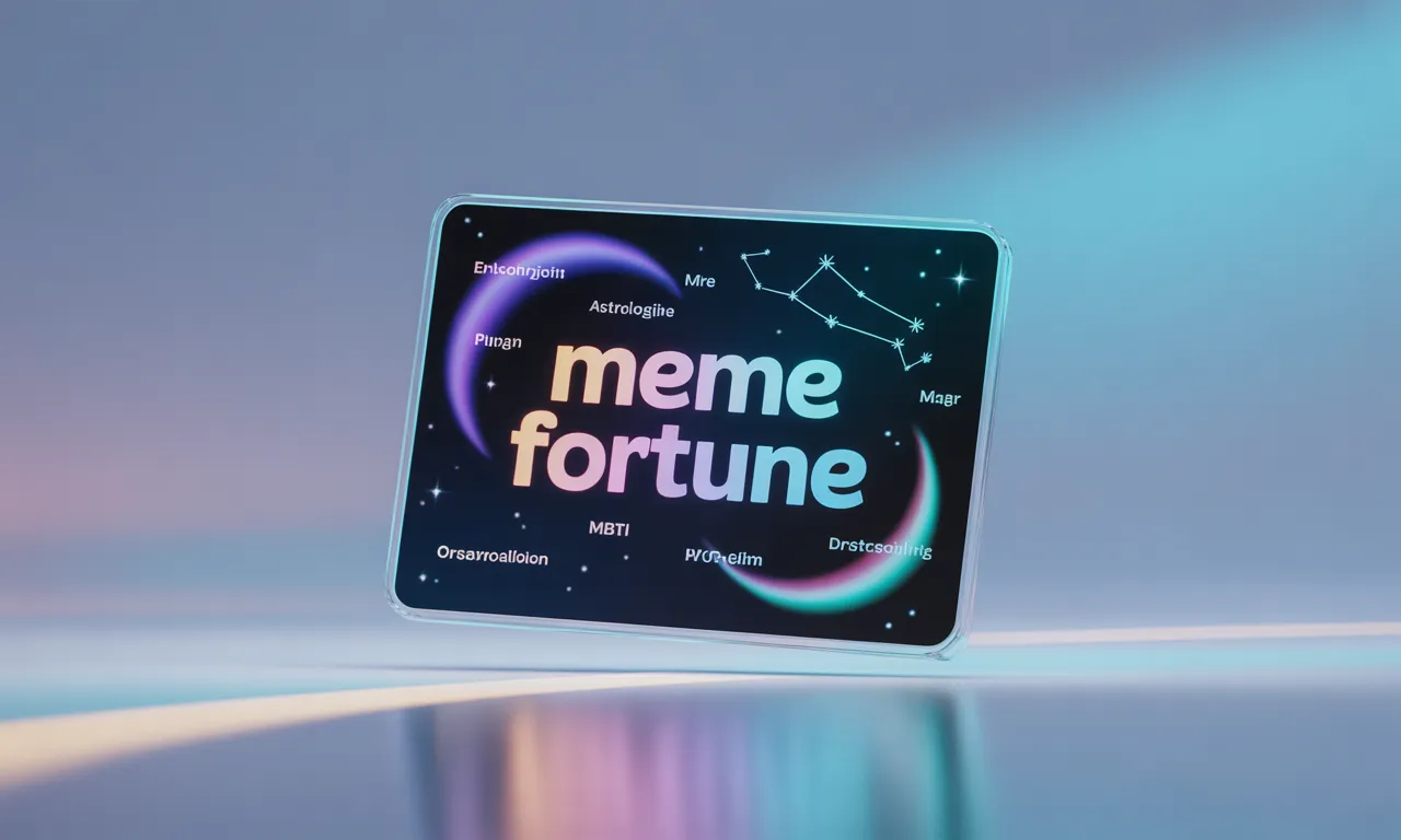 MBTI + 별자리 AI 운세|직접 체험하고 만드는 법 공개