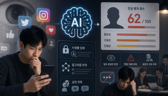 sns로 인성을 평가받는 청년