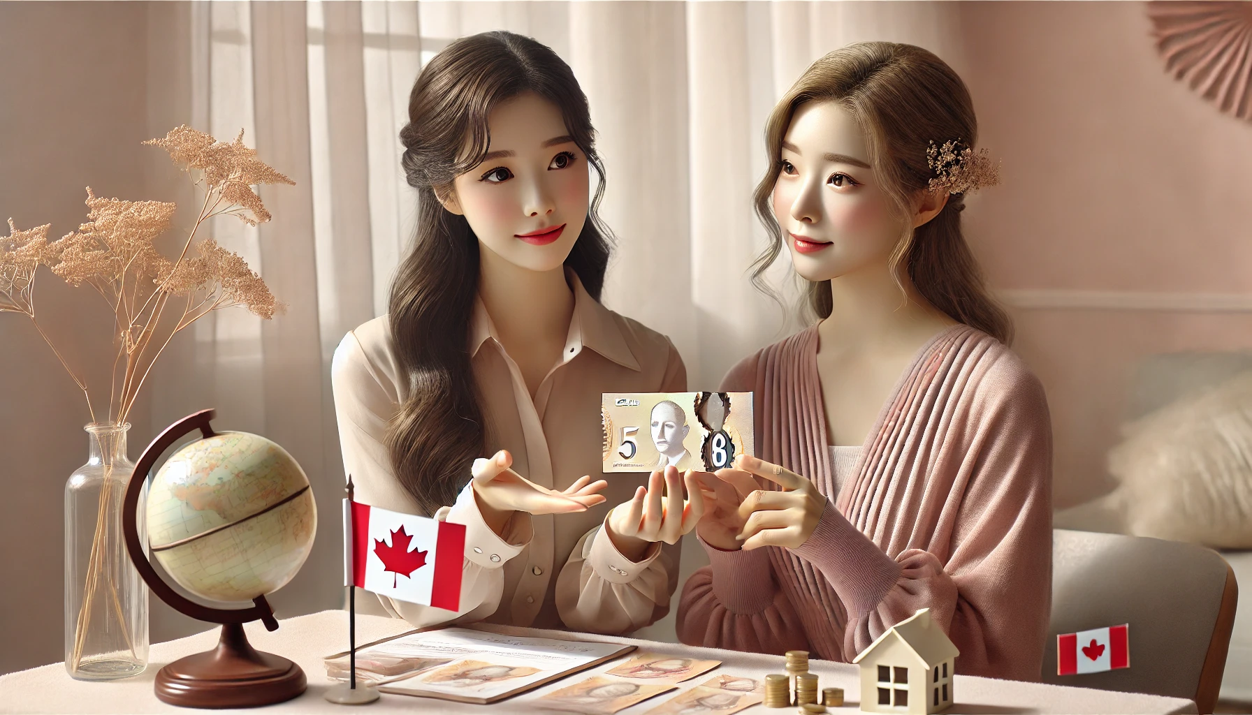 캐나다 달러 정보 확인하는 이미지