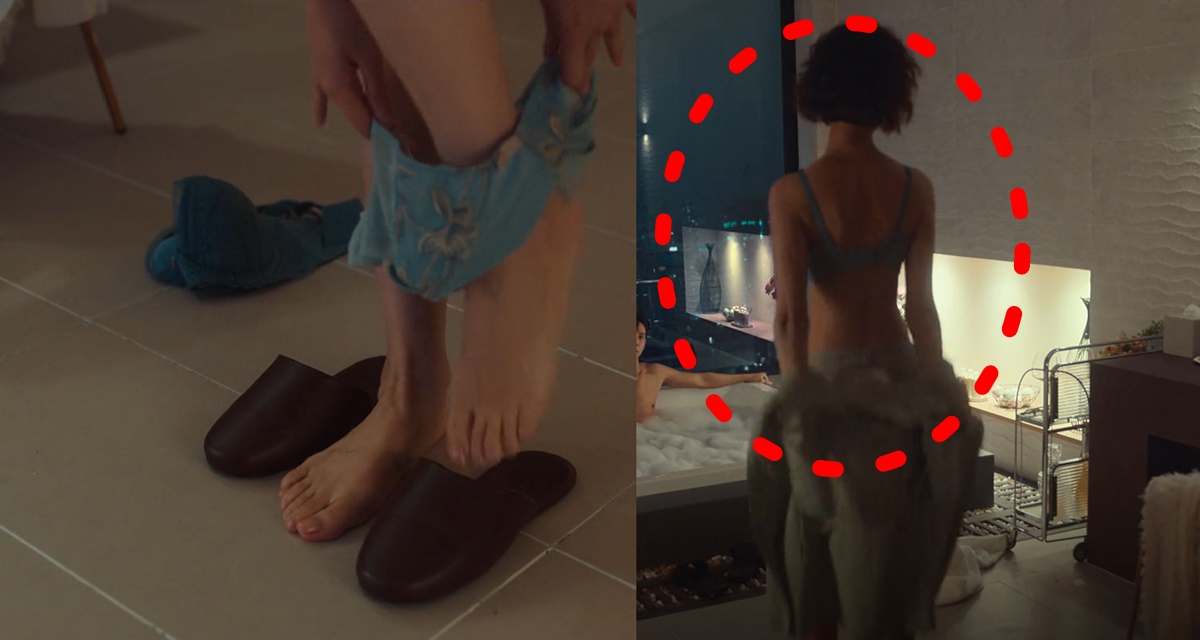 더 글로리 파트2 시즌2 13화 배우 차주영 최혜정 가슴 미드 노출 대역 이도연