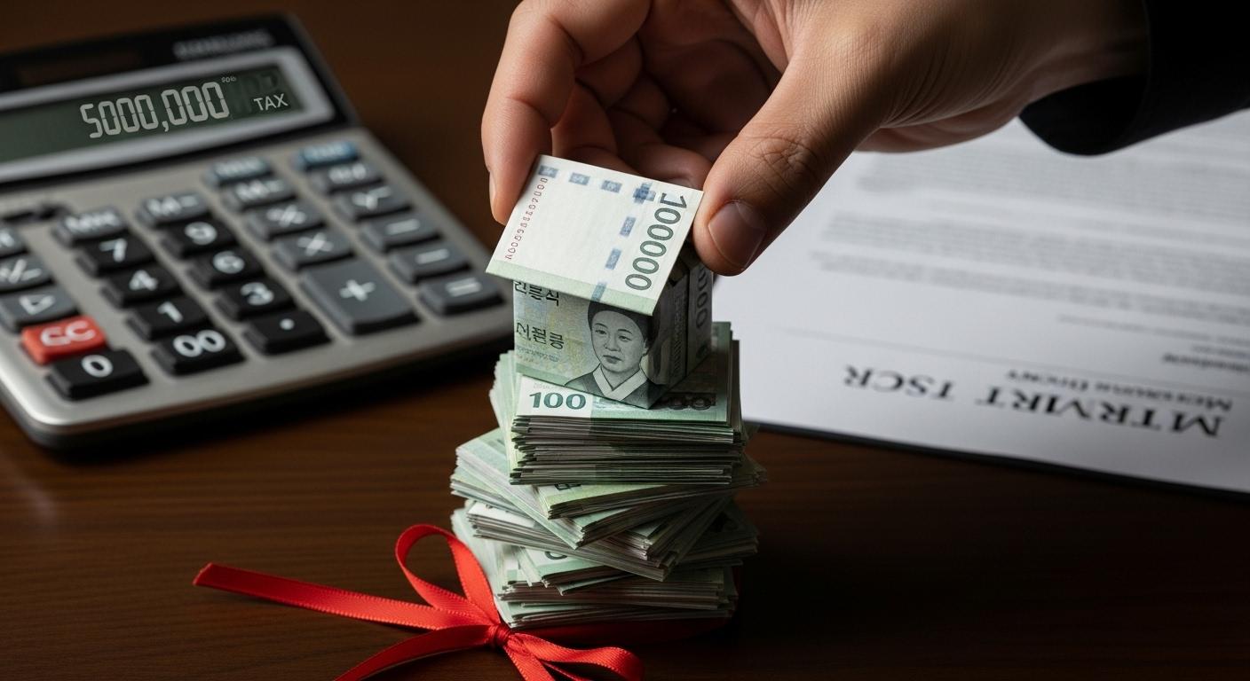 5억 아파트 증여세