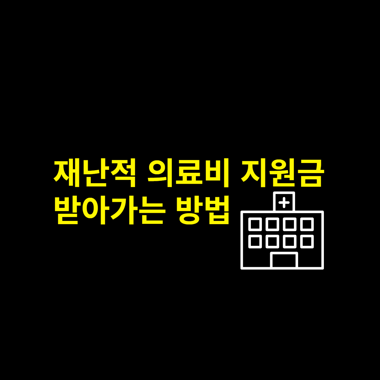 재난적 의료비 지원금