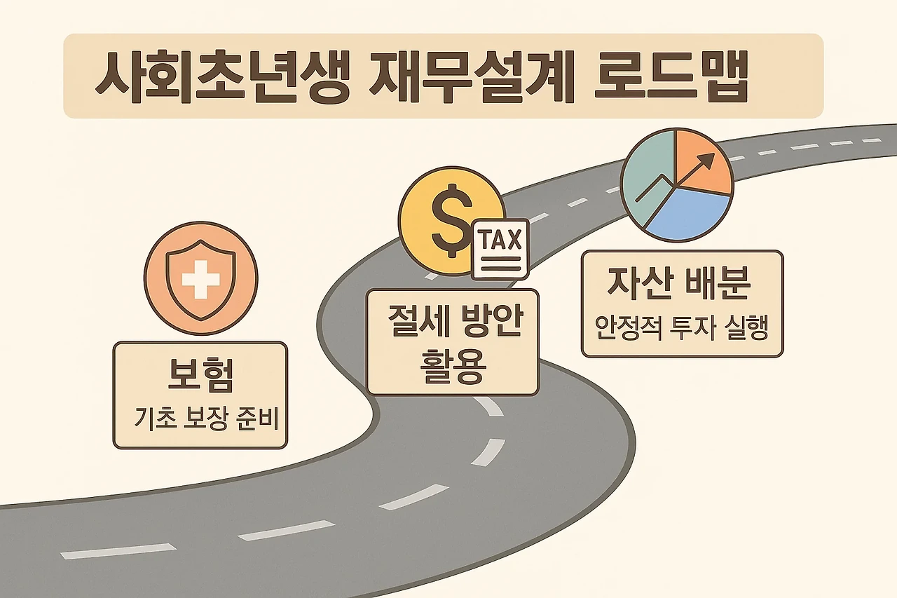 사회초년생 재무설계 로드맵 (보험, 세금, 자산배분)