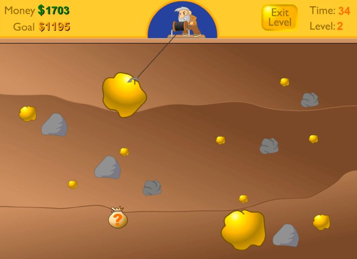 크레인과-갈고리를-사용하여-금을-채굴하는-장면