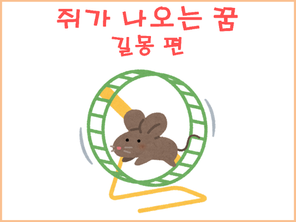 쥐 꿈 해몽 길몽 편