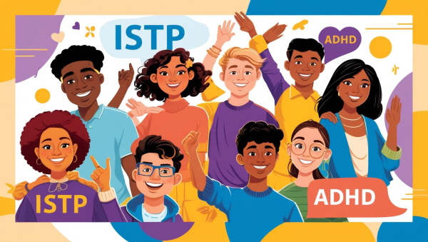 ISTP 자녀가 ADHD를 가졌을 때 보이는 일반적인 특징에 관한 그림