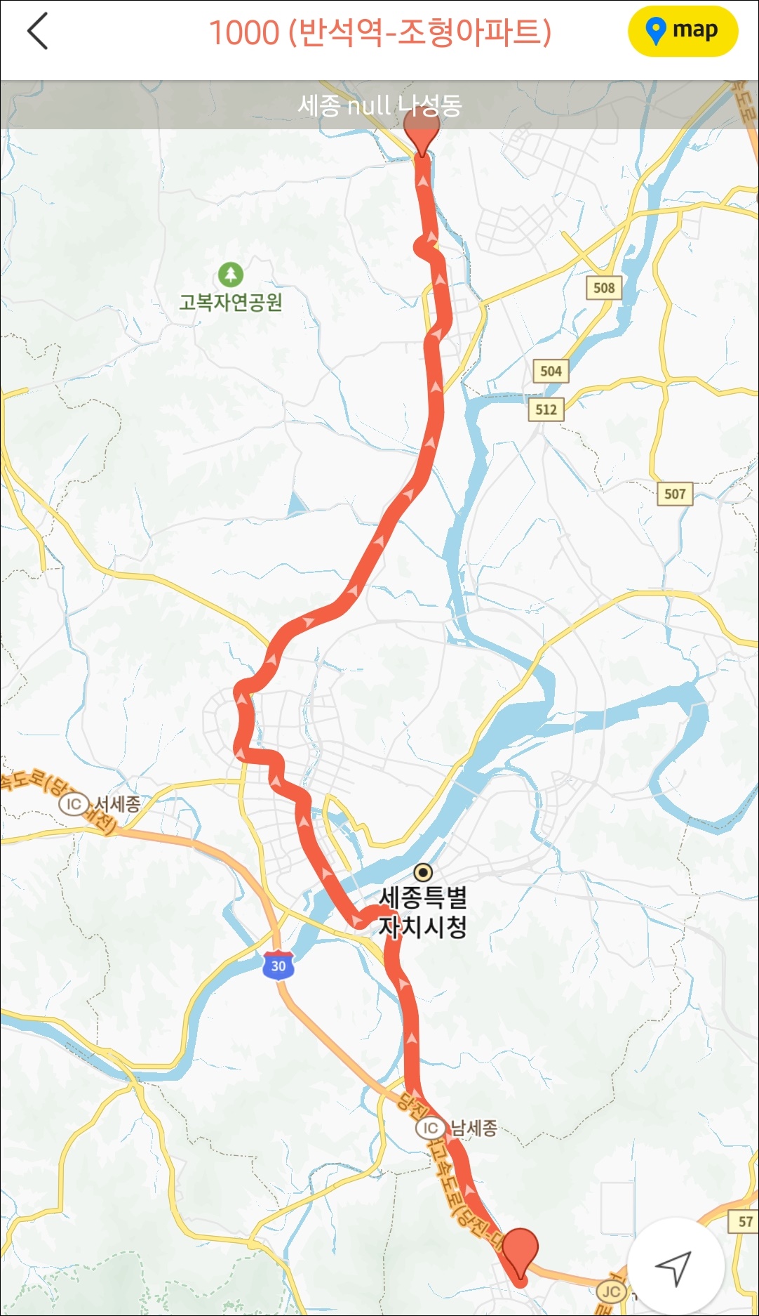 1000번 버스 정보3