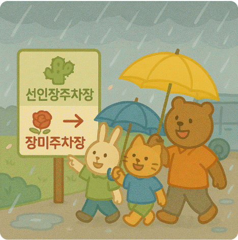 꽃박람회 임시 협력주차장 운영1