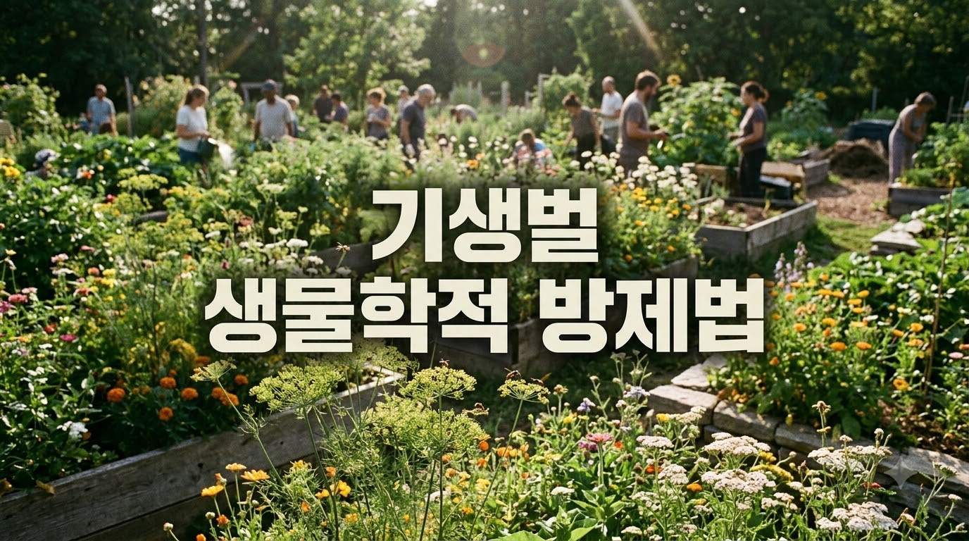 기생벌을 이용한 생물학적 방제법