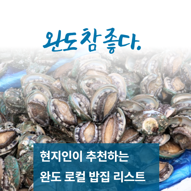 완도 맛집 추천