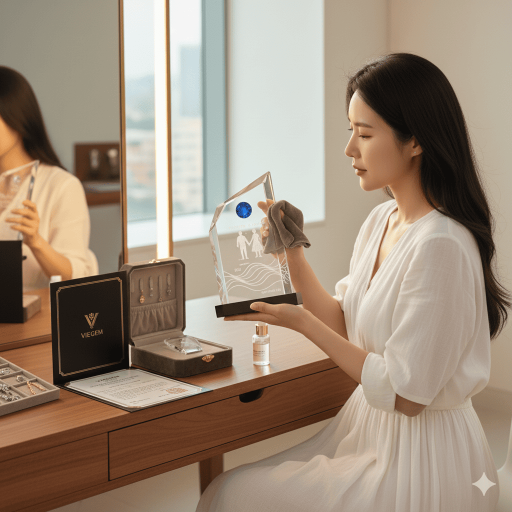 비아젬 관리하는 모습