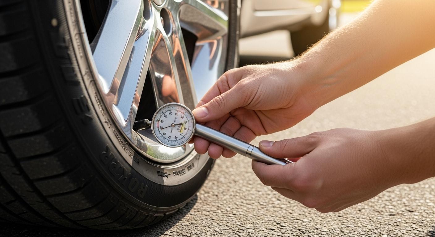 자동차 타이어 공기