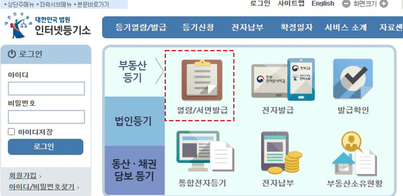 임차권등기명령부동산목록작성법