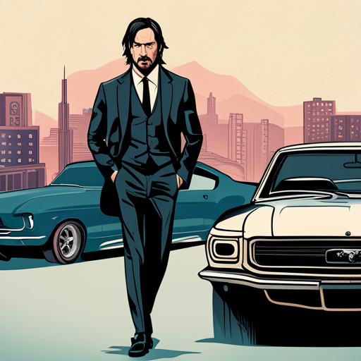 존윅의 일러스트 입니다.