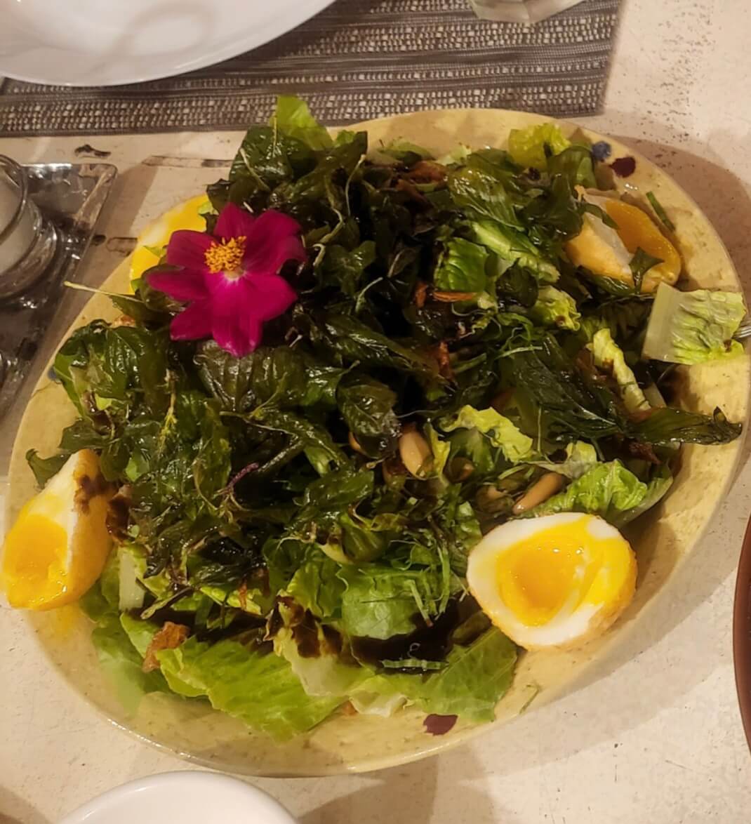 타가이타이 라임앤바질 레스토랑 메뉴 샐러드